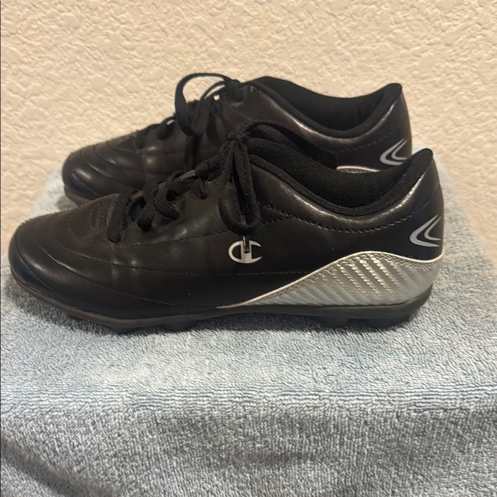 Champion Kids Black and Silver Sneakers